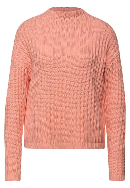 Turtleneck Strukturpullover
