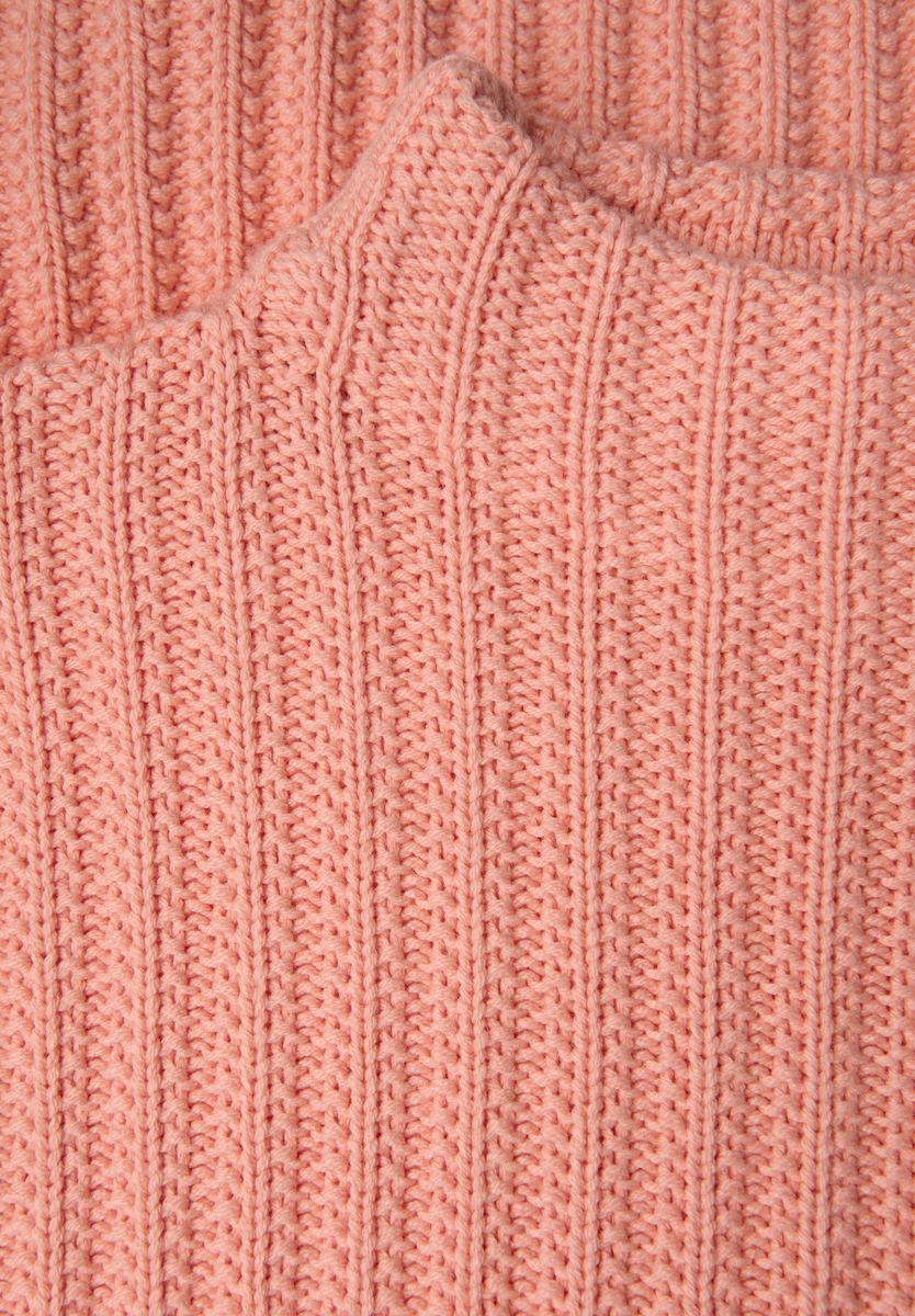 Turtleneck Strukturpullover