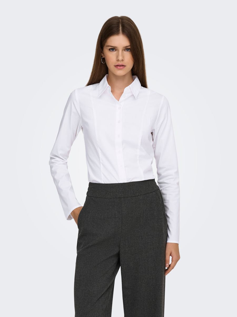 ONLBERSA LS FITTED SHIRT WVN