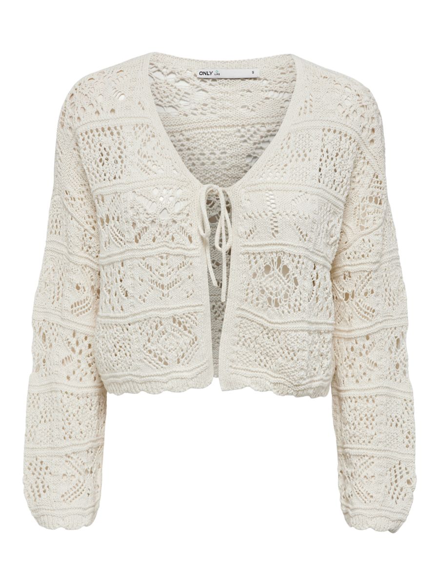 ONLBEACH 7/8 TIE CARDIGAN KNT NOOS
