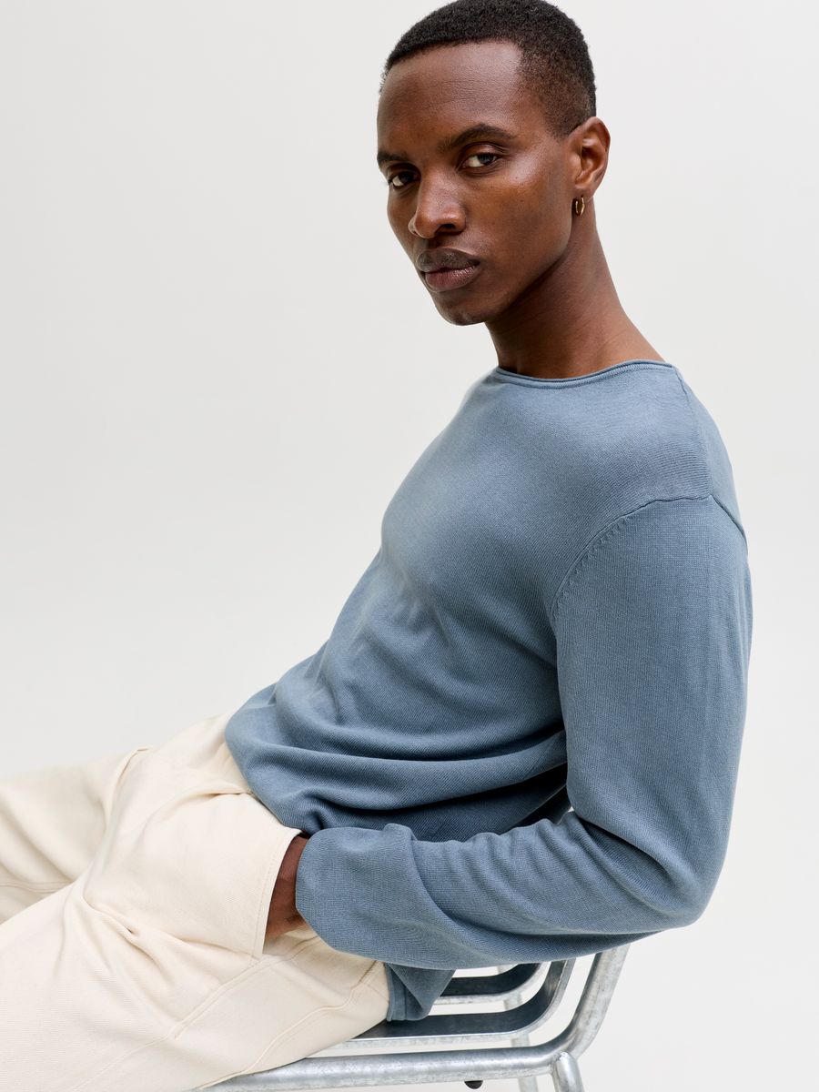 JJELEO KNIT CREW NECK NOOS
