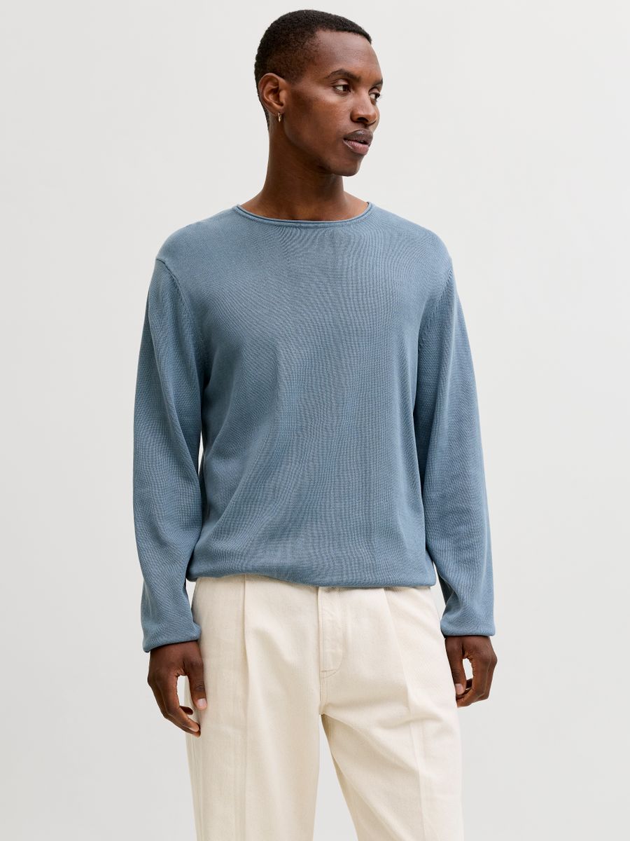 JJELEO KNIT CREW NECK NOOS