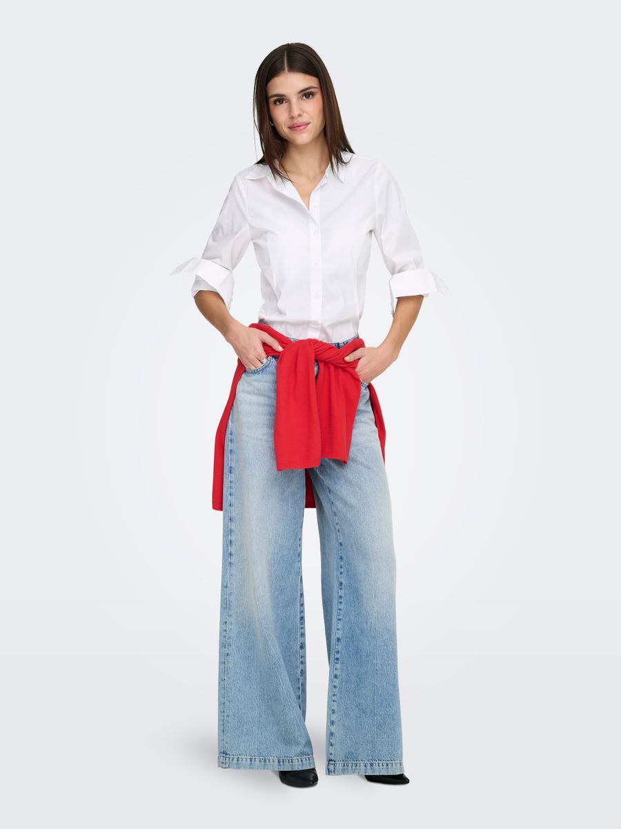 ONLBERSA LS FITTED SHIRT WVN CC