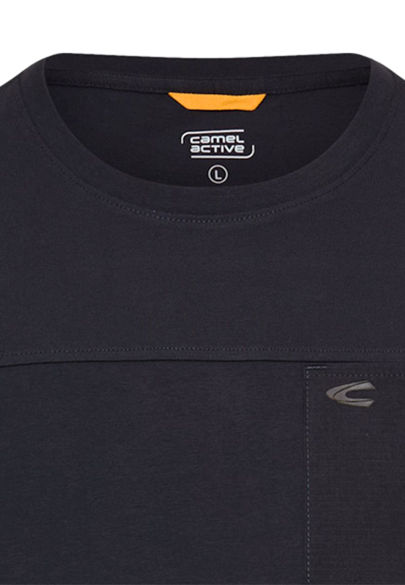 T-Shirt mit Brusttasche