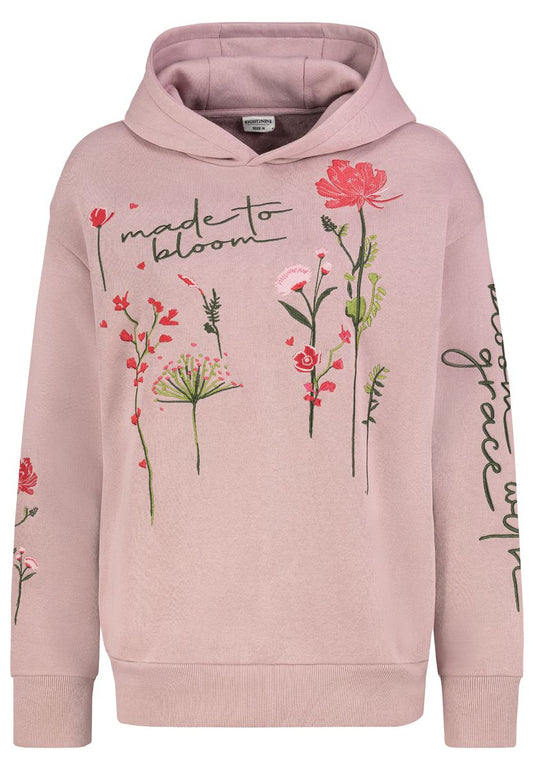 DOB Sweat, langarm, Kapuze mit Abnä