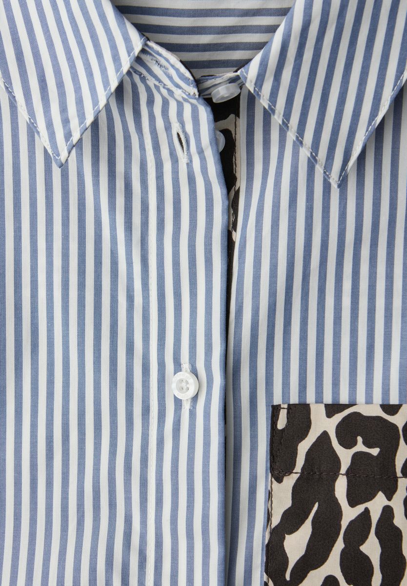 Gestreifte Hemdbluse