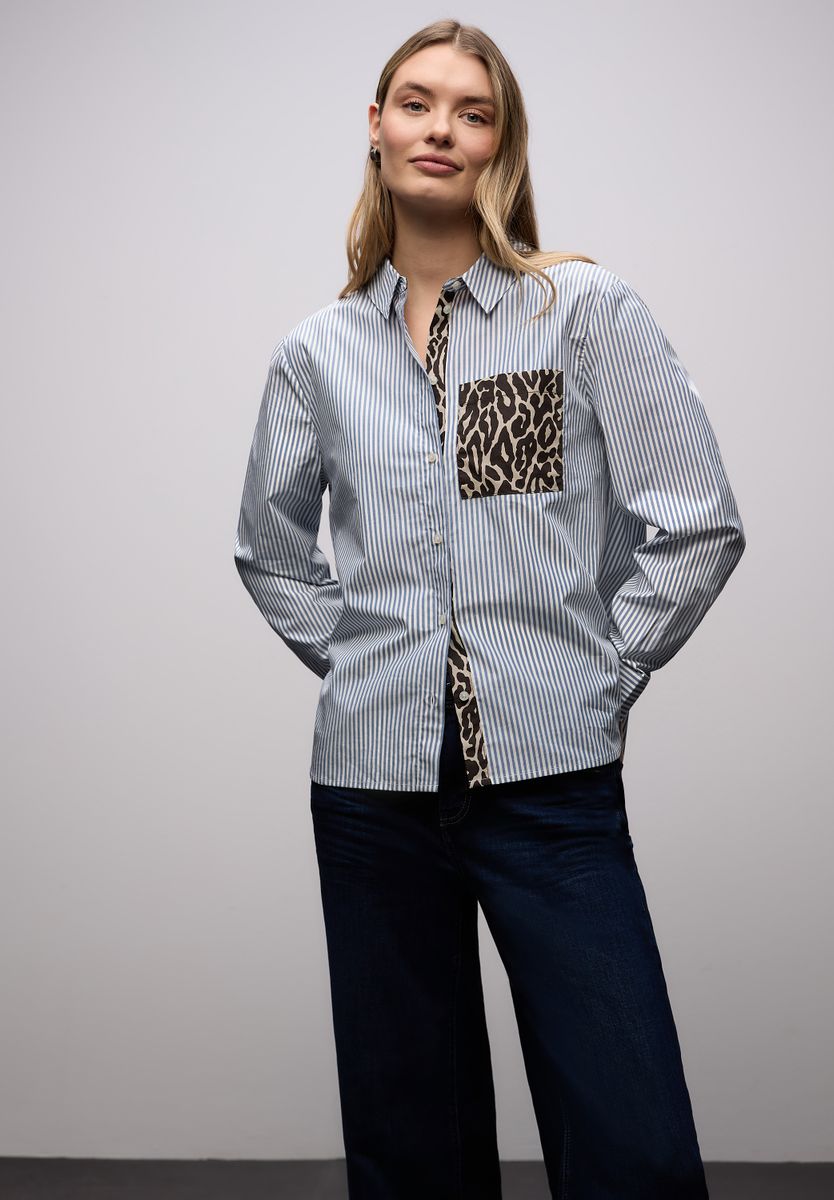 Gestreifte Hemdbluse