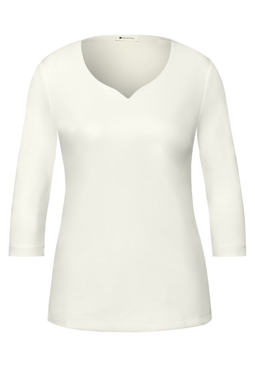 Shirt mit Herzausschnitt