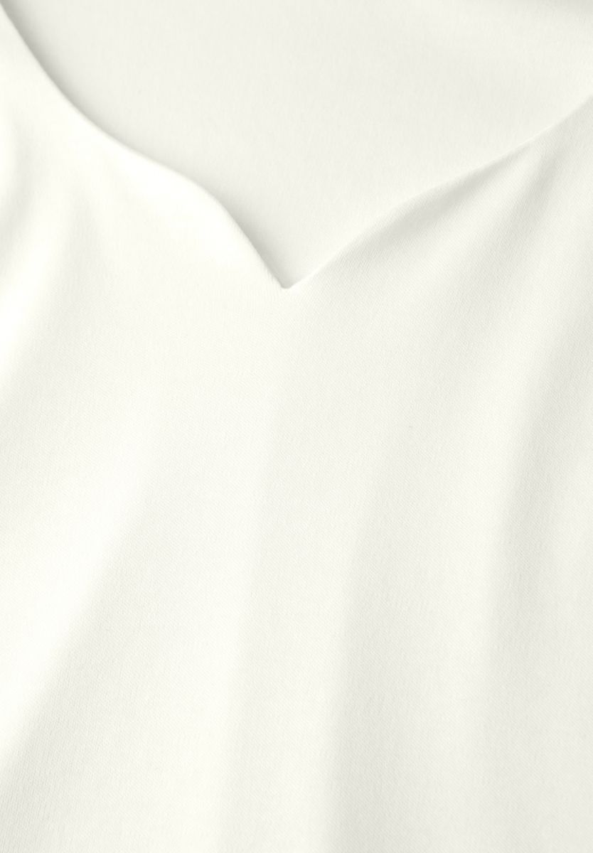 Shirt mit Herzausschnitt