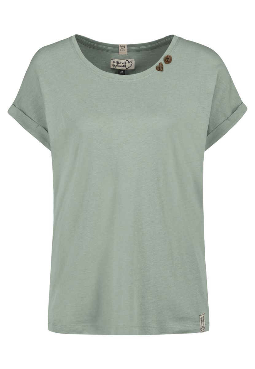 DOB Shirt, weit, Rundhals mit Blend