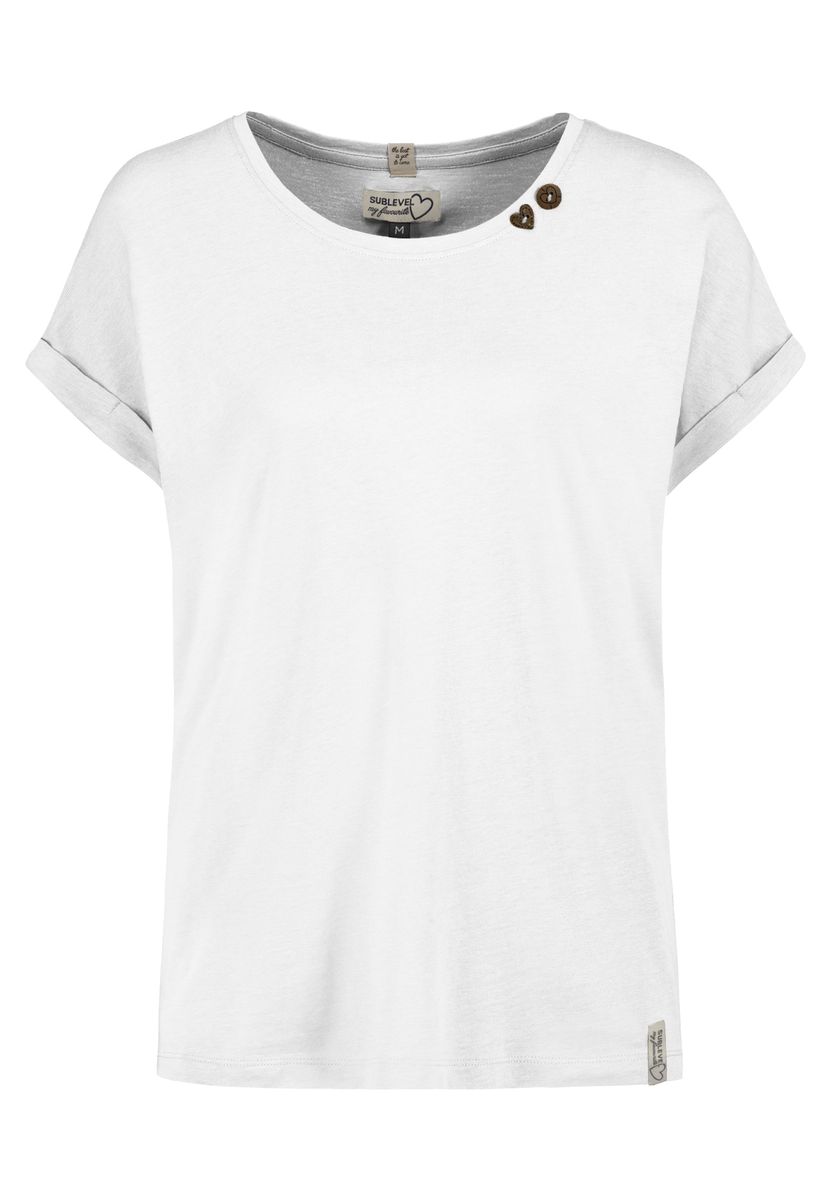 DOB Shirt, weit, Rundhals mit Blend