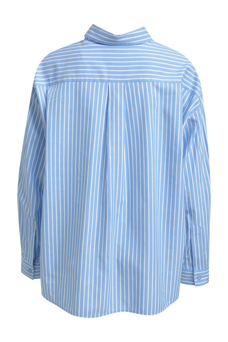 oversized shirt blouse  w/ AW, 1/1 sleeve