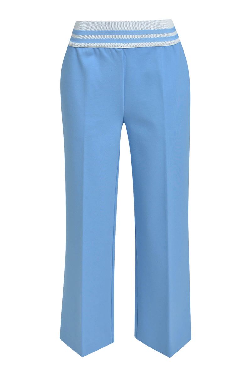 culotte w elastic wb, french pockets iron pleats