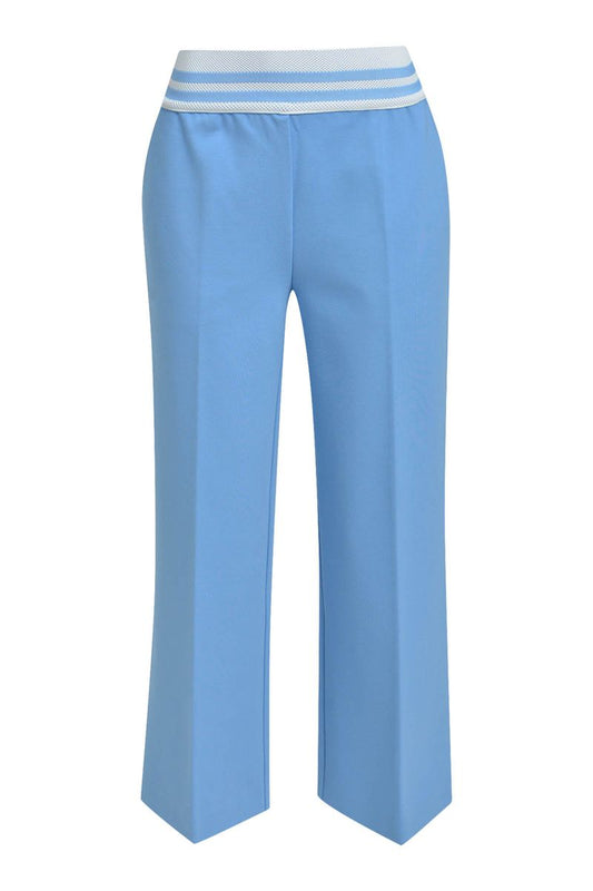 culotte w elastic wb, french pockets iron pleats