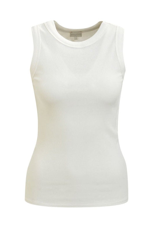 round neck sleeveless top