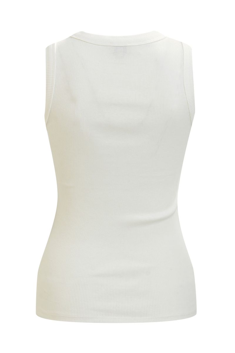 round neck sleeveless top