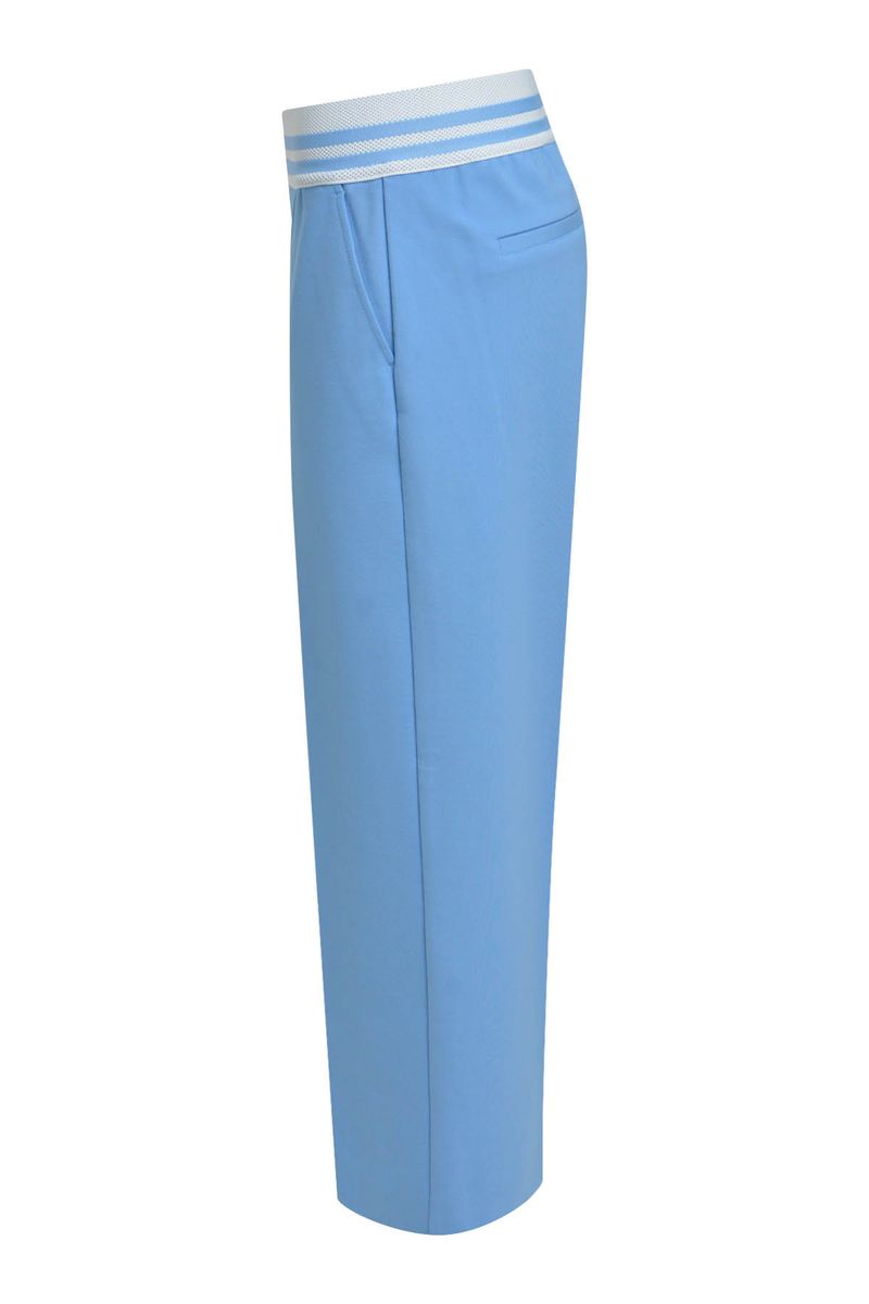 culotte w elastic wb, french pockets iron pleats