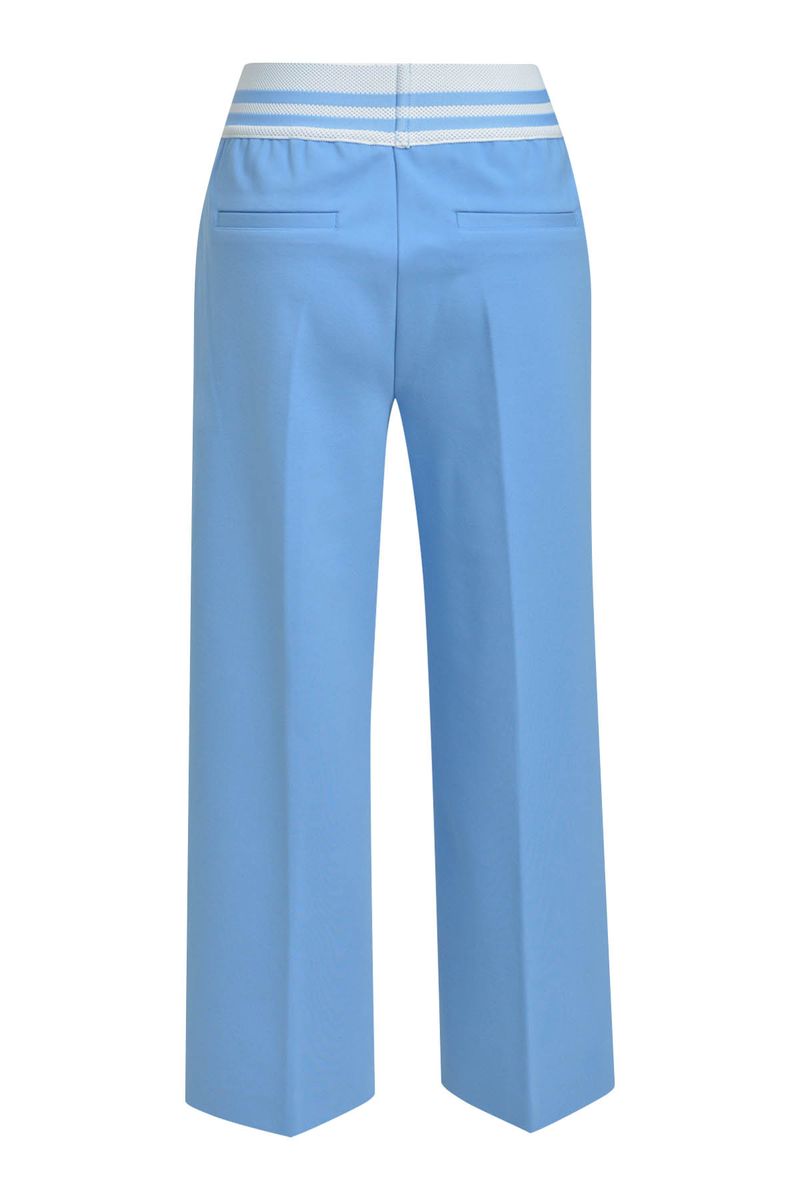 culotte w elastic wb, french pockets iron pleats