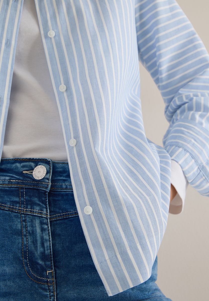 Gestreifte Hemdbluse