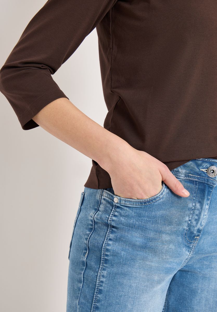 Shirt im Tunika-Look