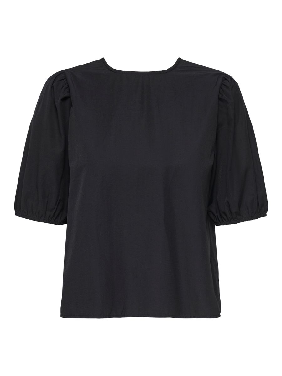 ONLJENNA S/S TIE 2-WAY TOP WVN NOOS