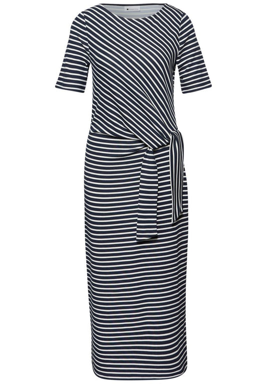 Midi-Kleid mit Knotendetail