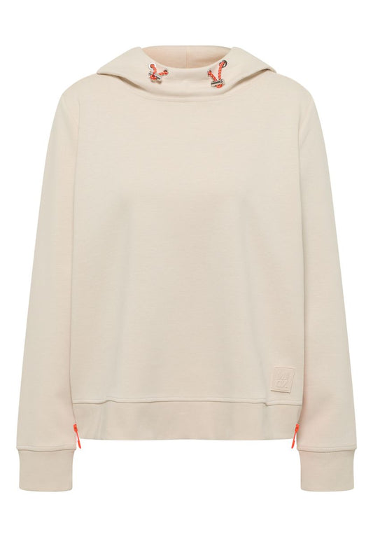 Hoodie mit Zipper-Details