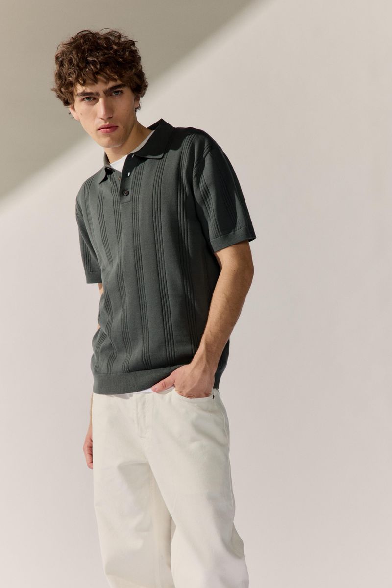 Polo Strick Shirt 1/2 Arm