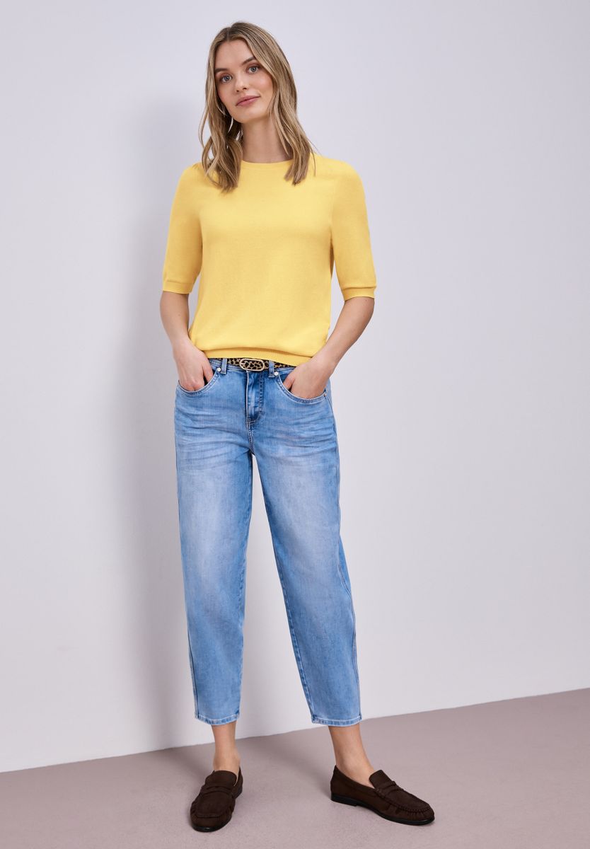 Pullover in Unifarbe