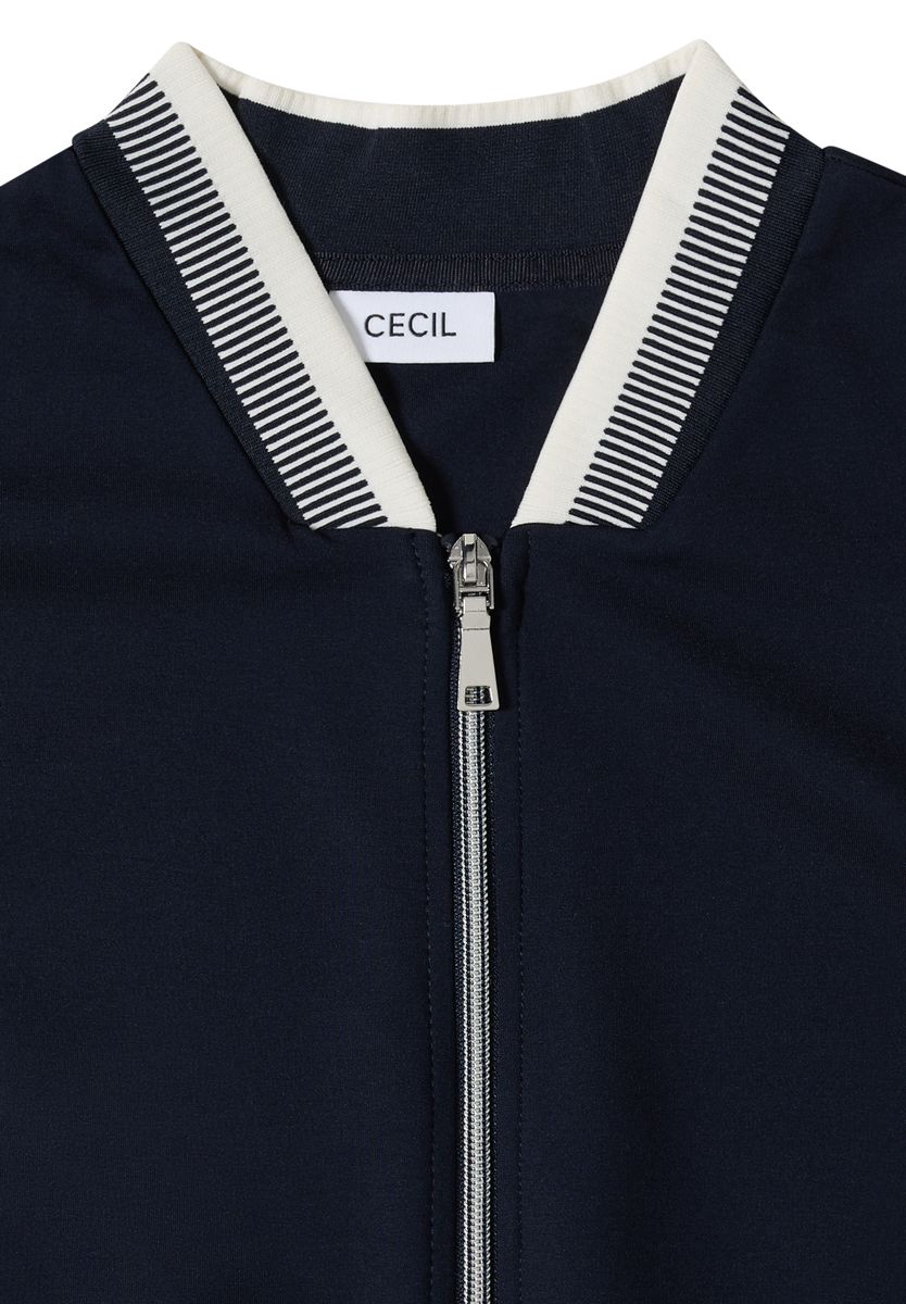 Blouson aus Jersey mit Knontrastdetails