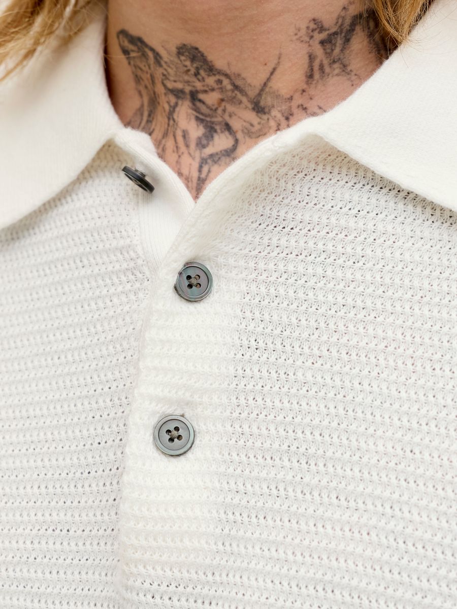 JPRBLURILEY KNIT POLO SS SN