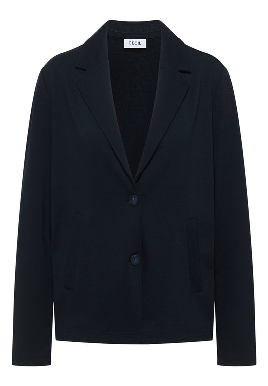 Basic Blazer mit Reverskragen