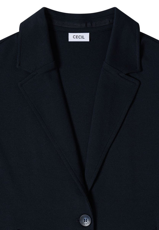 Basic Blazer mit Reverskragen