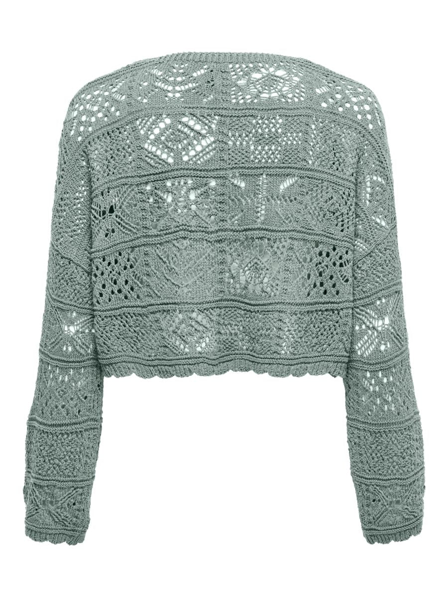 ONLBEACH 7/8 TIE CARDIGAN KNT NOOS