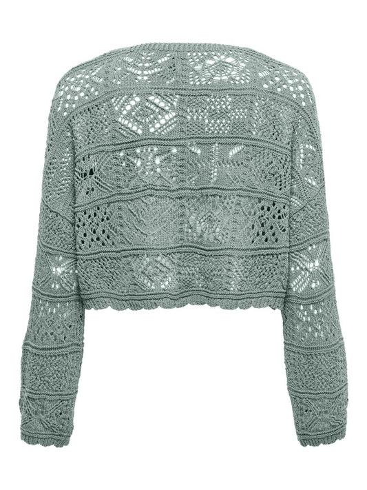 ONLBEACH 7/8 TIE CARDIGAN KNT NOOS