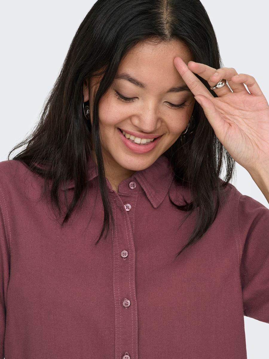 ONLGOA S/S LINEN BL SHIRT CC PNT