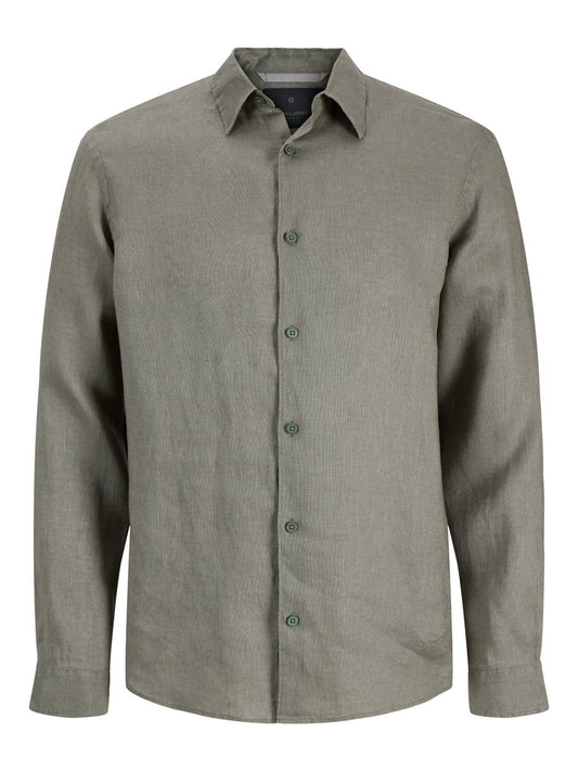 JPRBLALAWRENCE LINEN LS SHIRT SN