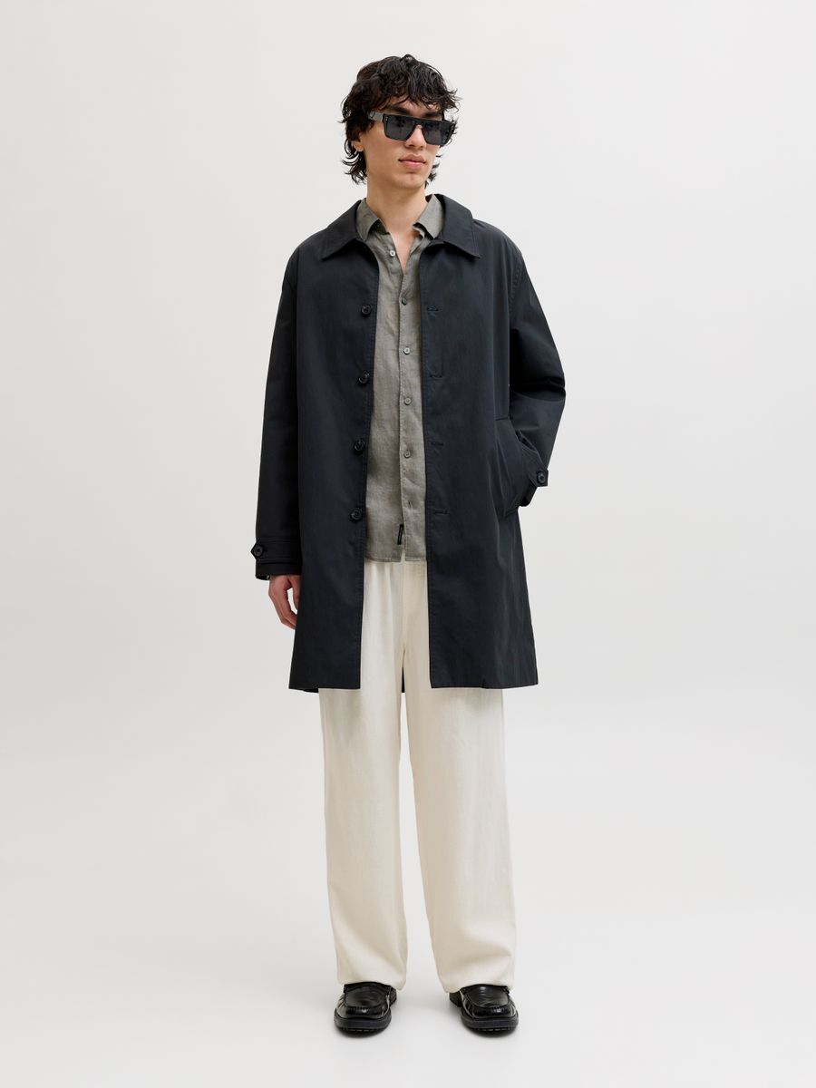JPRBLALAWRENCE LINEN LS SHIRT SN