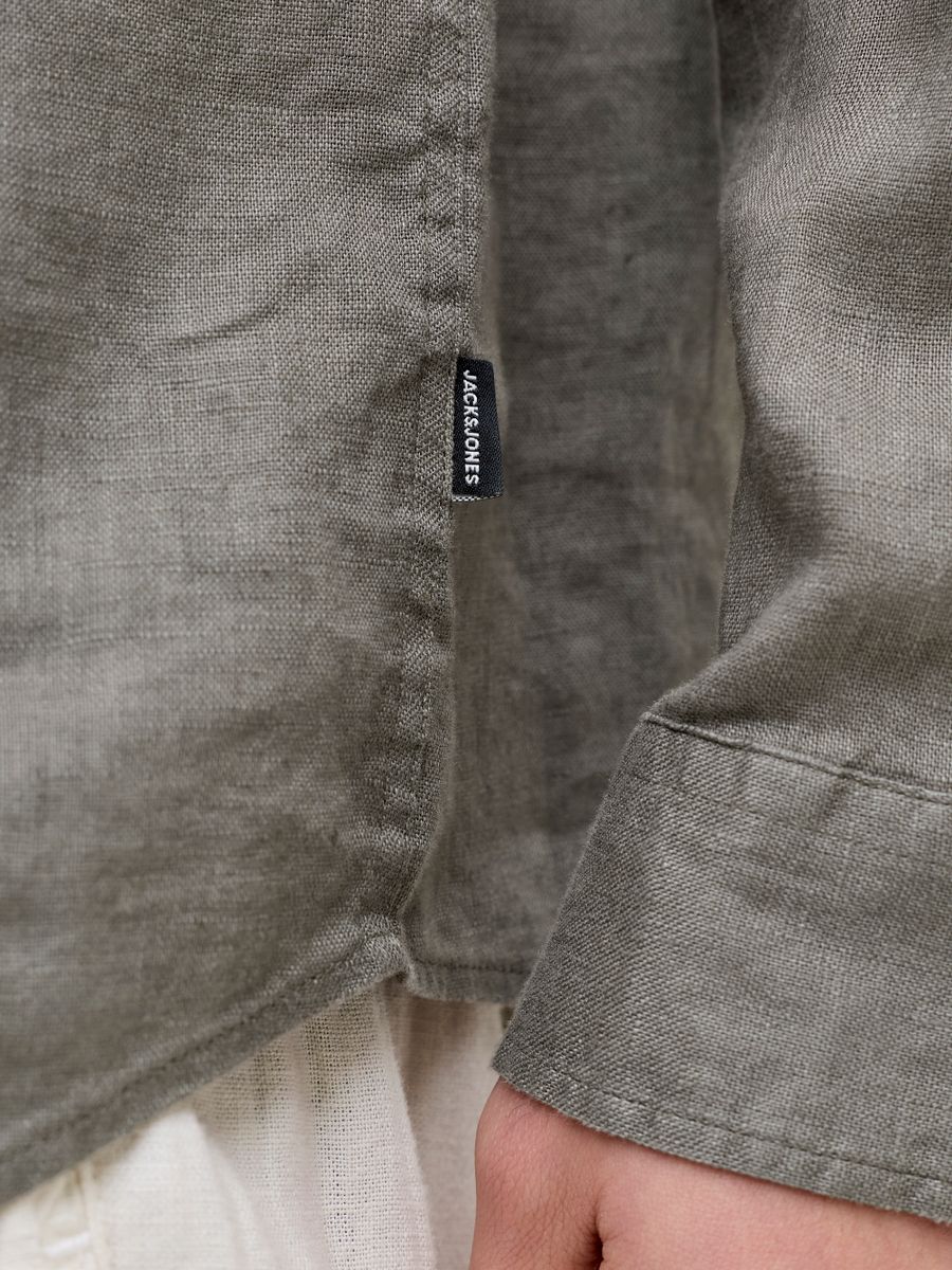 JPRBLALAWRENCE LINEN LS SHIRT SN