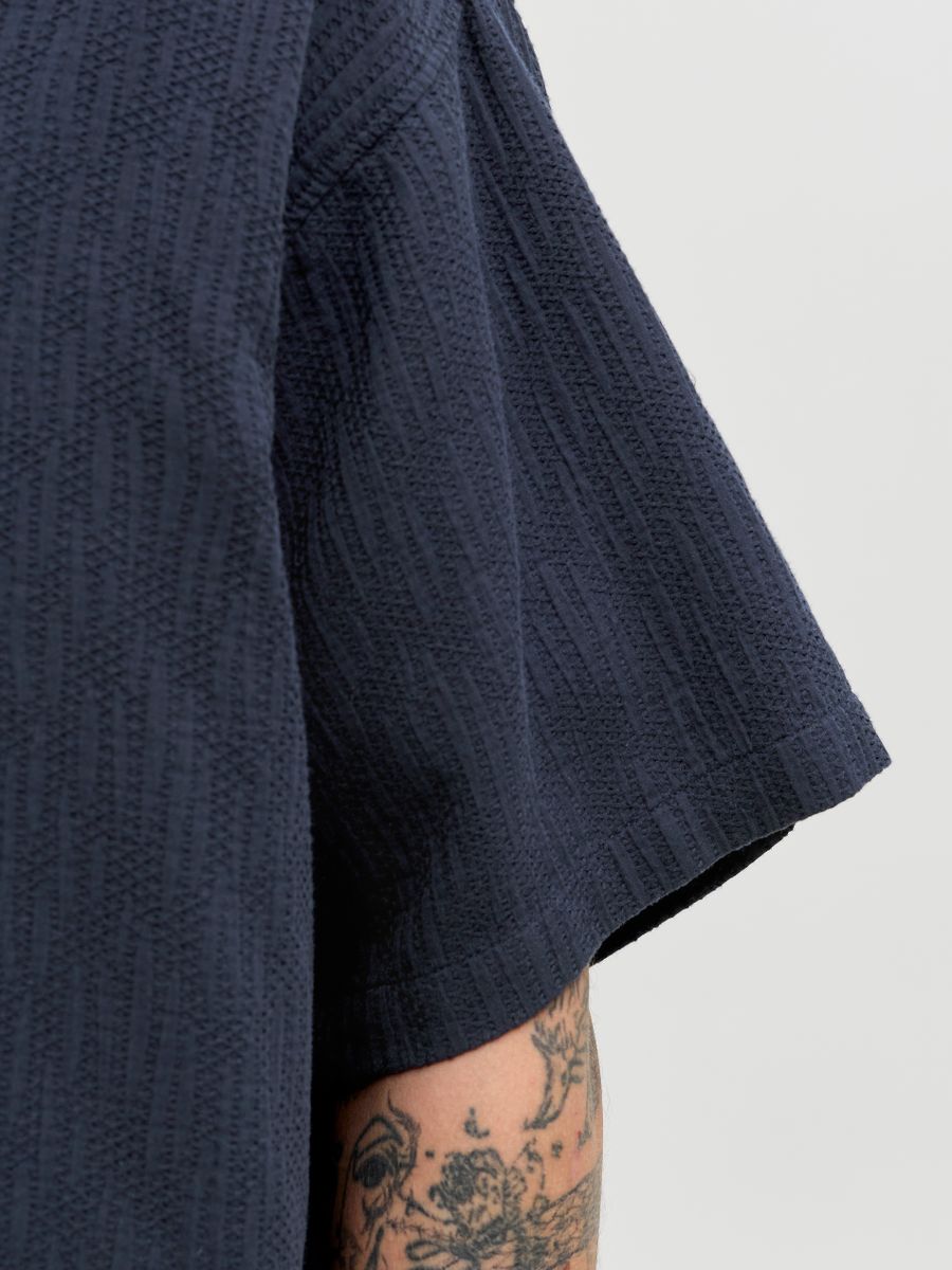 JORMONTAUK WAVY TEXTURE SHIRT SS SN