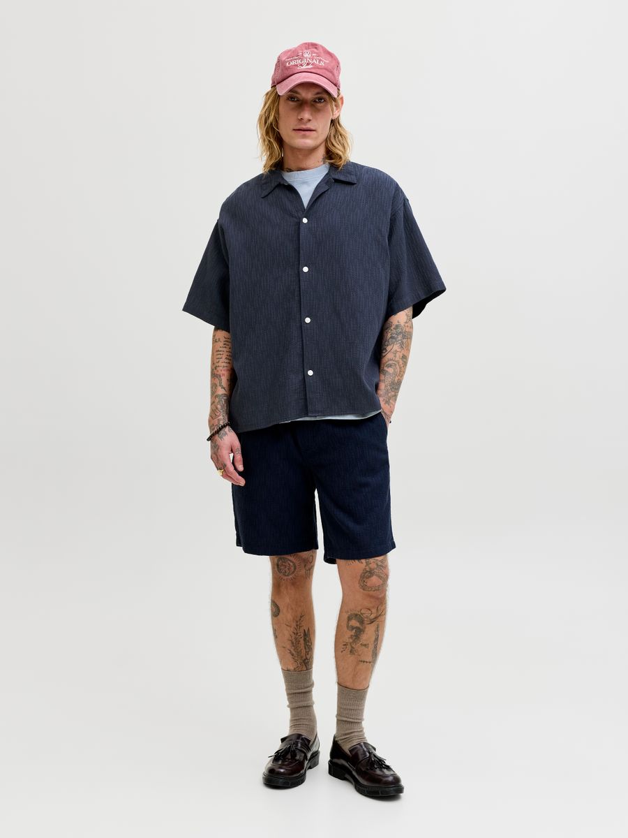 JORMONTAUK WAVY TEXTURE SHIRT SS SN