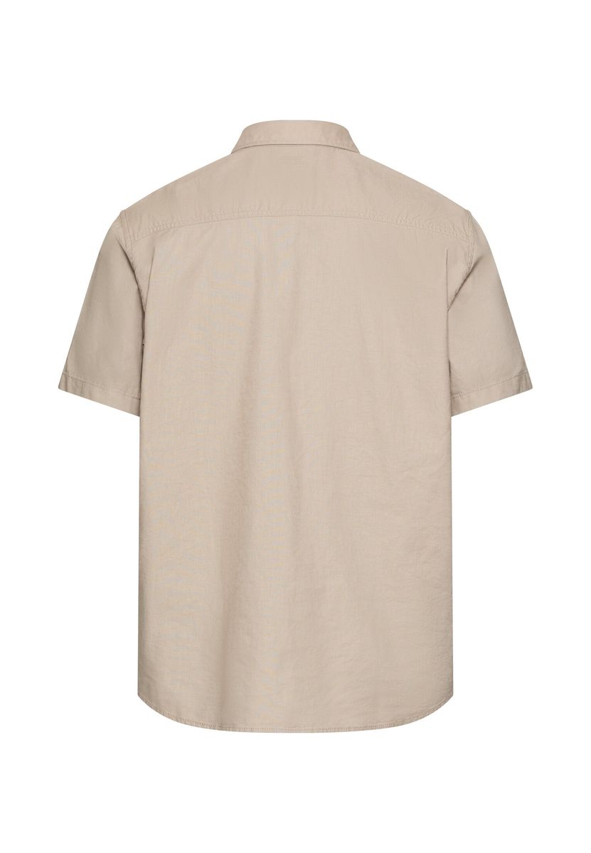 Kurzarmhemd aus Leinenmix