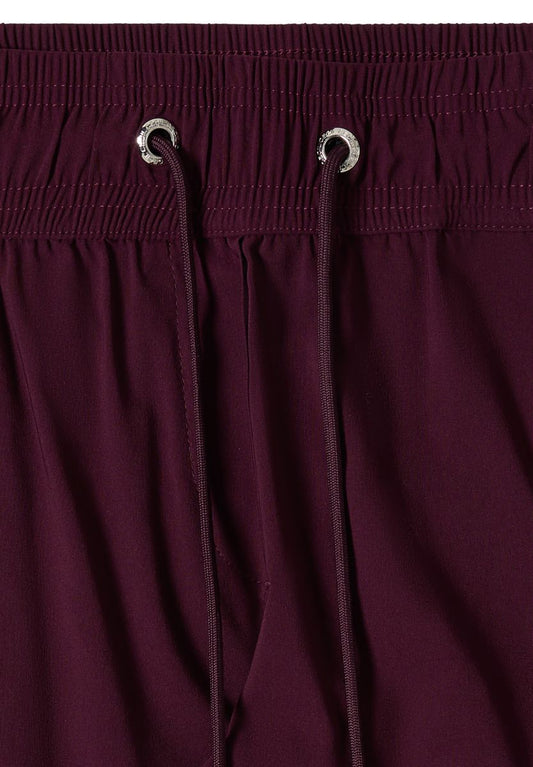 Mid Waist Slim Leg Hose im Casual Fit