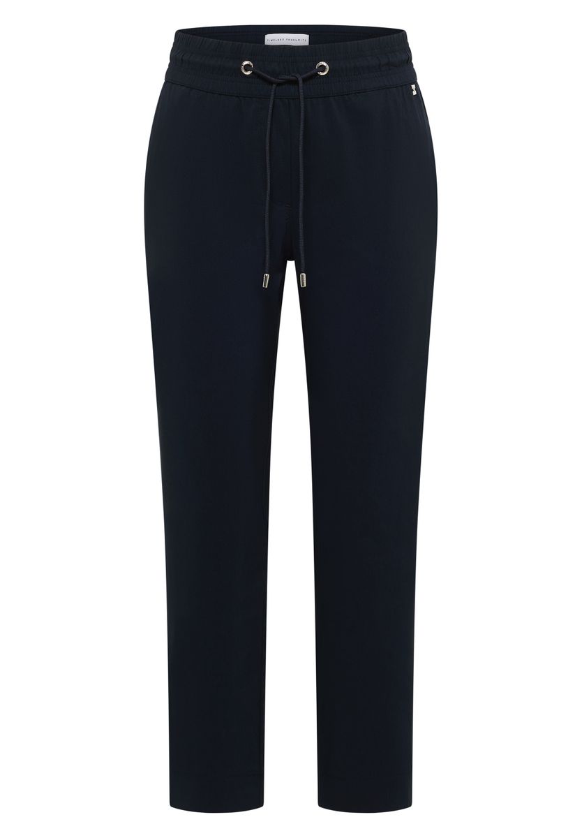 7/8 Mid Waist Slim Leg Hose im Casual Fit