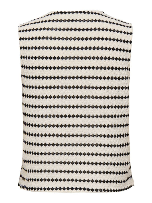 ONLEVA S/L SHORT STRIPE VEST JRS