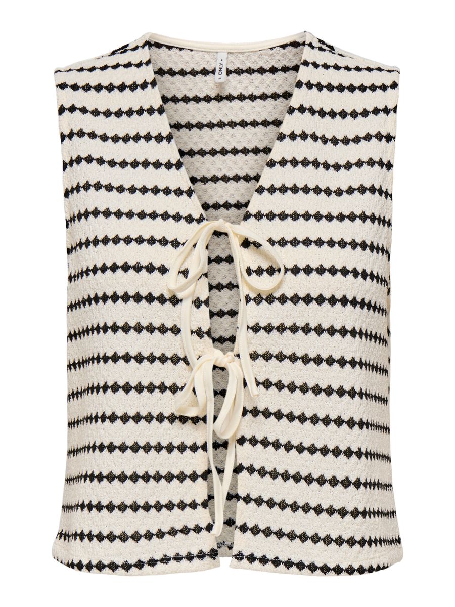 ONLEVA S/L SHORT STRIPE VEST JRS