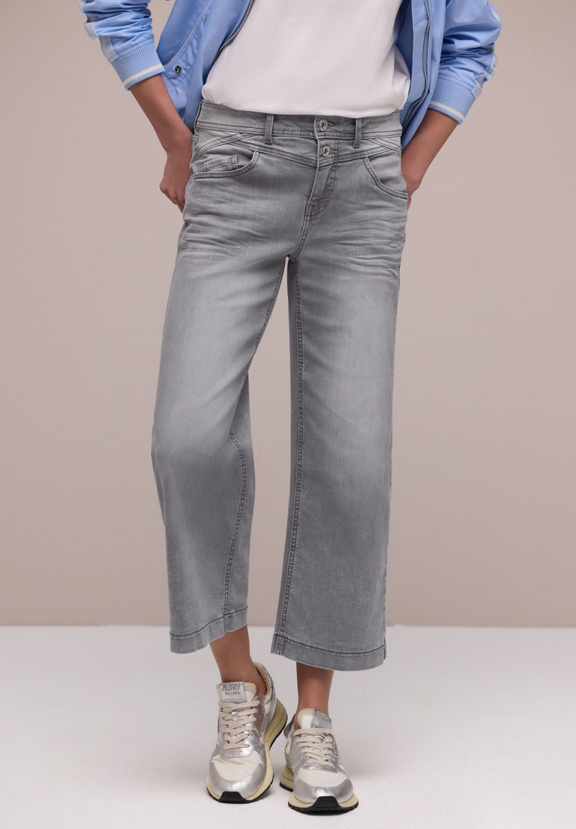 High Waist Wide Leg Jeans im Loose Fit