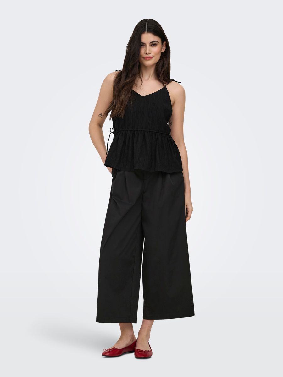 ONLTANNY MW PLEAT CULOTTE PANT CC PNT