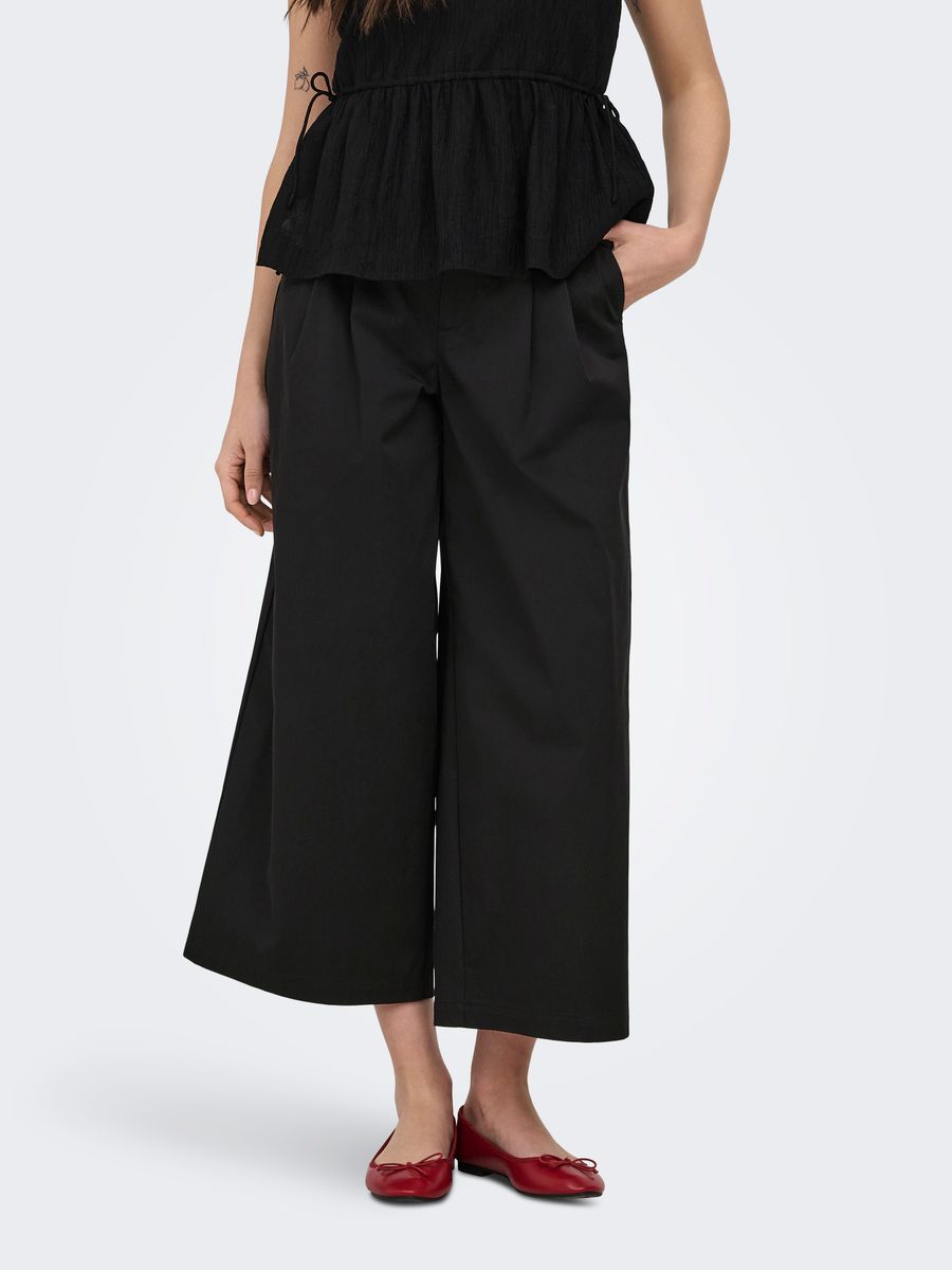 ONLTANNY MW PLEAT CULOTTE PANT CC PNT