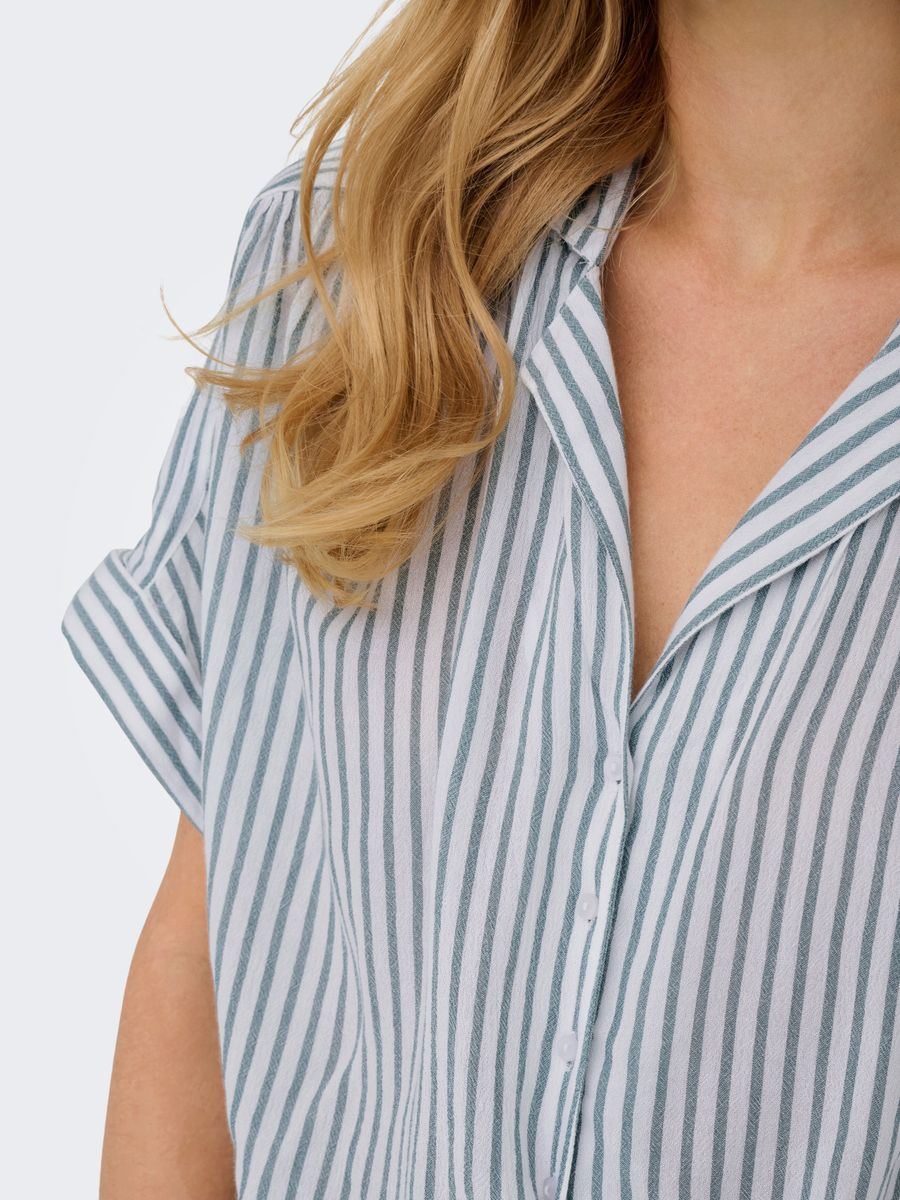 ONLPAULA LIFE S/S TIE SHIRT WVN NOOS